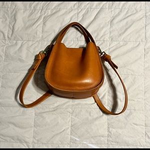 Madewell Sydney Crossbody Bag in burnished caramel